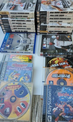 Vtg video game mixed - game, lot